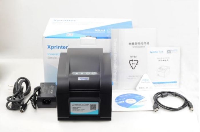 Термопринтер етикеток XPrinter XP-358BM USB+LAN+RS232