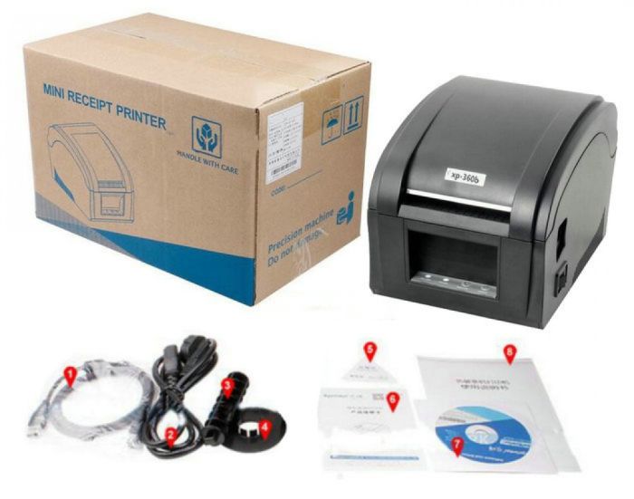 Термопринтер етикеток та чеків XPrinter-360B