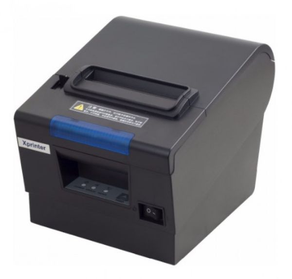Чековий термопринтер 57/80мм зі дзвінком та світловою індикацією Xprinter XP-D610L (USB+LAN+RS232)