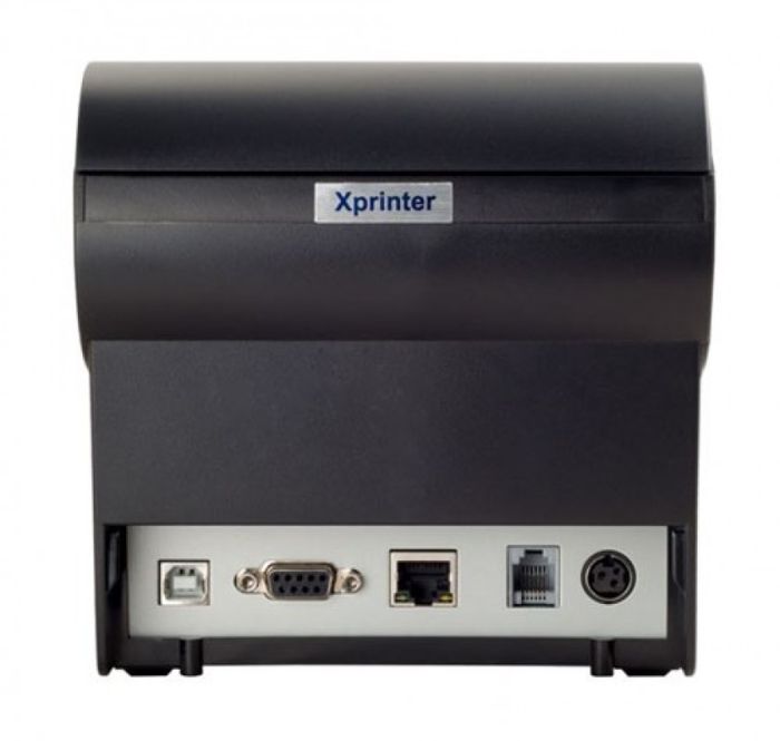 Чековий термопринтер 57/80мм зі дзвінком та світловою індикацією Xprinter XP-D610L (USB+LAN+RS232)