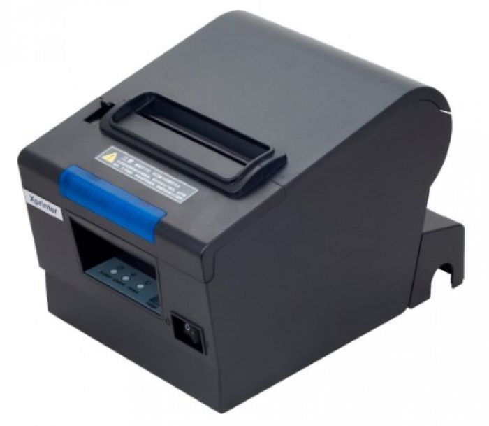 Чековий термопринтер 57/80мм зі дзвінком та світловою індикацією Xprinter XP-D610L (USB+LAN+RS232)